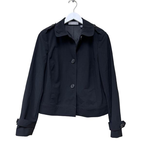 Liz Claiborne Jackets & Blazers - Black Single Breasted Long Sleeve Collared Blazer Jacket Size 6